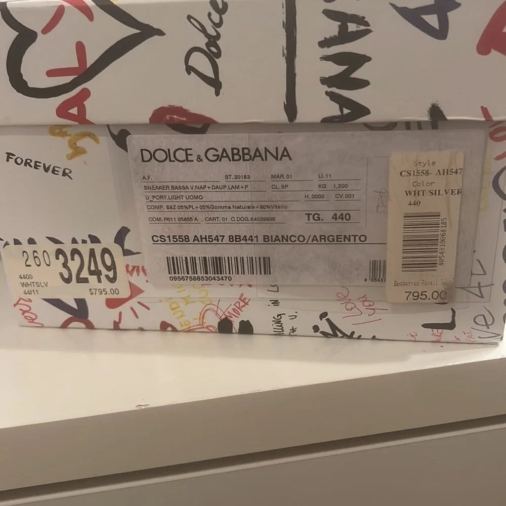 Dolce and gabbana men sneakers